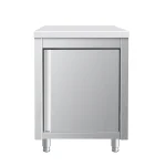 Arbeitsschrank aus Edelstahl, 60 x 60