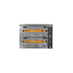 Elekto Pizzaofen mit Haube / 6+6x34 cm / Tief / Vollschamott / PO 70105 DE/T