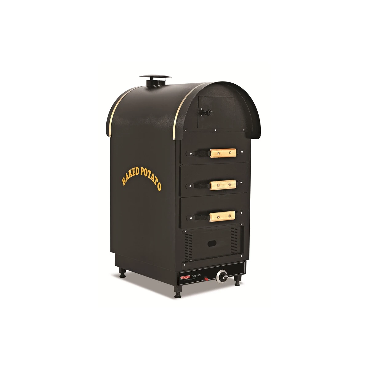 elektro-kumpir-kartoffelofen-mit-3-schubladen-45-kw Elektro Kumpir Kartoffelofen mit 3 Schubladen / 4.5 kW – Bild 1