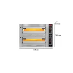 Elektro Pizzaofen / 4+4 34 cm / Digital / PZ 7575 DE/D – Bild 2