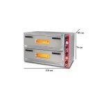 Elektro Pizzaofen Classic / 6+6x30 cm mit Thermometer / Breit / PO/9262 DE/T – Bild 2