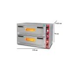 Elektro Pizzaofen Classic / 9+9x30 cm mit Thermometer / Breit / PO/9292 DE/T – Bild 2