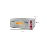 Elektro Pizzaofen Classic / 9x30 cm mit Thermometer / Breit / PO/9292 E/T