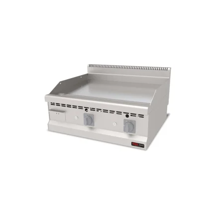 Gas Bratplatte Hardchrome / Glatt / 12.6 kW / Premium Serie 700 / Glatt / 12.6 kW / Premium Serie 700