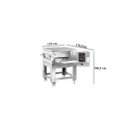 Gas Durchlaufofen inkl. Untergestell / Tunnelofen / PO/K 70 G – Bild 3