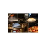 Gas Steinpizzaofen / Kuppel Pizzaofen Rotierend Gas / Touchpanel – Bild 2