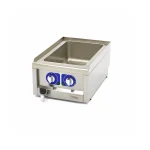 Gastro Bain Marie - Einzeleinheit - 60 cm - mit Abflusshahn - Elektrisch