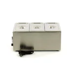 Gastro Bain Marie - mit Wasserhahn - inkl. 3 x 1/3 GN Set - Elektrisch – Bild 3