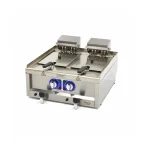 Gastro Fritteuse - 2 x 10 l - 2 Körbe - mit Ablasshahn - 400 V