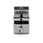 Gastro Fritteuse - 8 l - 1 Körb - Induktion - mit Ablasshahn – Bild 3