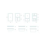 Gastro Gastronormbehälter - 1/1 GN - 10 cm Tief - Polycarbonat – Bild 3