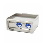 Gastro Grillplatte - Glatt - Doppeleinheit - 60 cm Tief - Gas