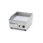 Gastro Grillplatte - Glatte Chrom - 36 cm - inkl. Tropfschale