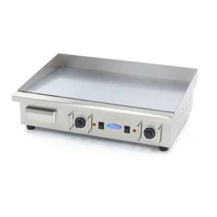 Gastro Grillplatte - Glatte Chrom - 73 cm - inkl. Tropfschale - 400 V