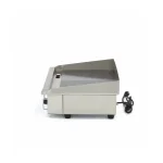 Gastro Grillplatte - Halb Gerillt - 55 cm - inkl. Tropfschale – Bild 3