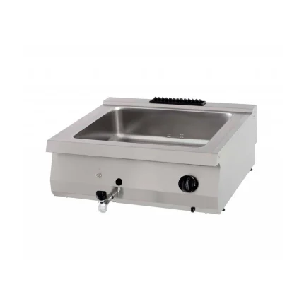 Gastro Heavy Duty Bain Marie - Doppeleinheit - 70 cm Tief - Gas