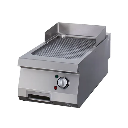 Gastro Heavy Duty Grillplatte - Gerillt - Einzeleinheit - 70 cm Tief - Elektrisch