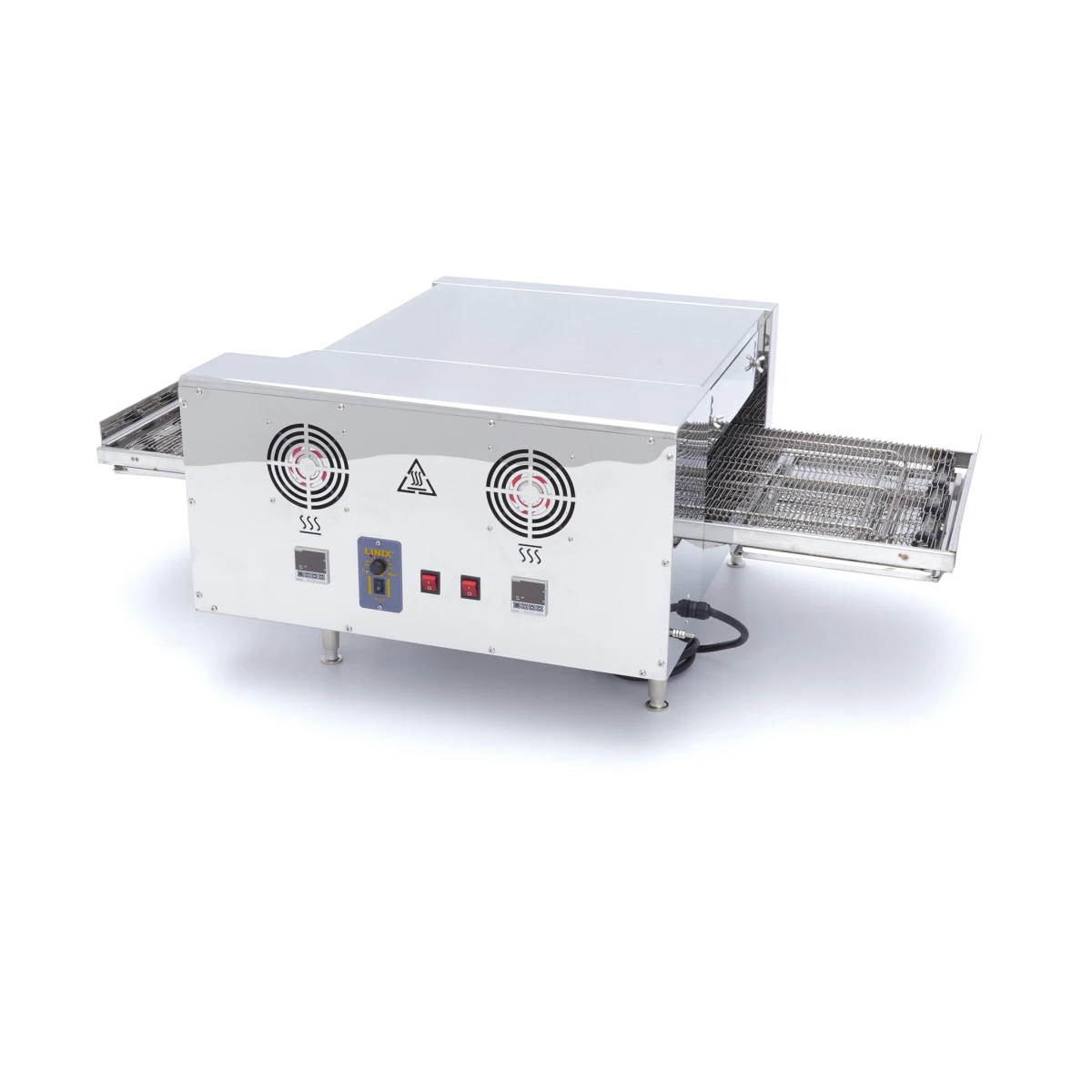 gastro-pizzaofen-mit-foerderband-passt-2-x-o20-cm-30-pizzas-pro-stunde Gastro Pizzaofen mit Förderband - Passt 2 x Ø20 cm - 30 Pizzas pro Stunde – Bild 1