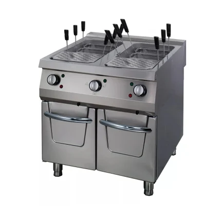 Gastro Premium Nudelkocher - Doppeleinheit - 90 cm Tief - Elektrisch - 400 V