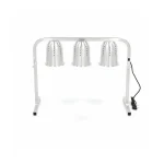 Gastro Wärmelampe - 3 Lampen - inkl. Lampen und 1 x 2/1 GN -Behälter – Bild 5