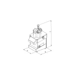 Gemüseschneider / 300 kg/h / 230 V / inkl. 3 Schneidescheiben – Bild 4
