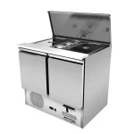 Saladette 2 Türen, 90 x 70, mit Schiebedeckel – Bild 2