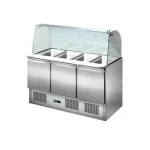 Saladette 3 Türen, gebogenes Glas, 137 x 70 – Bild 2