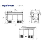 Saladette/Zubereitungstisch 3 Türen, Unterbaukühlung, 137x70 – Bild 5