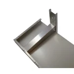 Wandbord Edelstahl verstärkt, 2 Böden, 120x40 – Bild 5