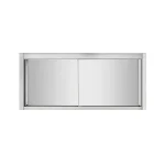 Wandhängeschrank aus Edelstahl, 100 x 40, mit Tür