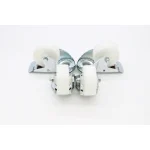 Wheels set for Table Steamer - 2 with brackes - 4.3 Inch / 11 cm