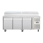 Zubereitungstisch 3 Türen, 202 x 80