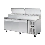 Zubereitungstisch 3 Türen, 202 x 80 – Bild 2